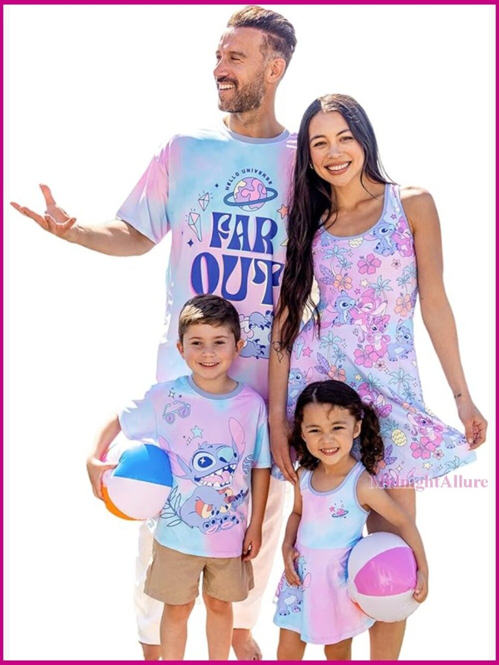 Family Matching Disney Dress and Shirt Set Mommy and Me
